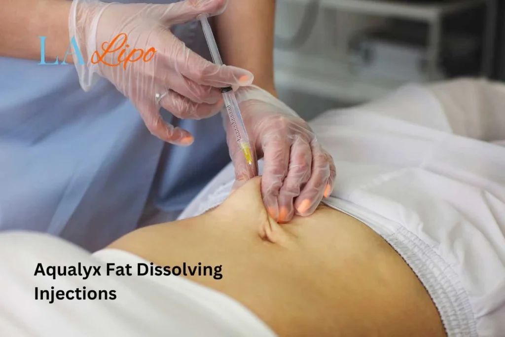 woman having fat dissolving injections Lower Sydenham in the stomach