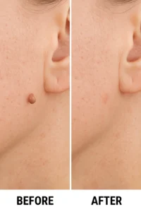 Skin tags removal Lower Sydenham before and after