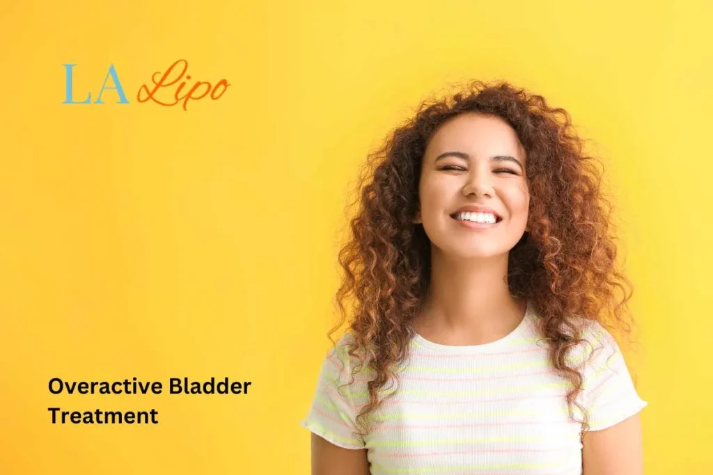 woman smiling about overactive bladder treatment Lower Sydenham solutions